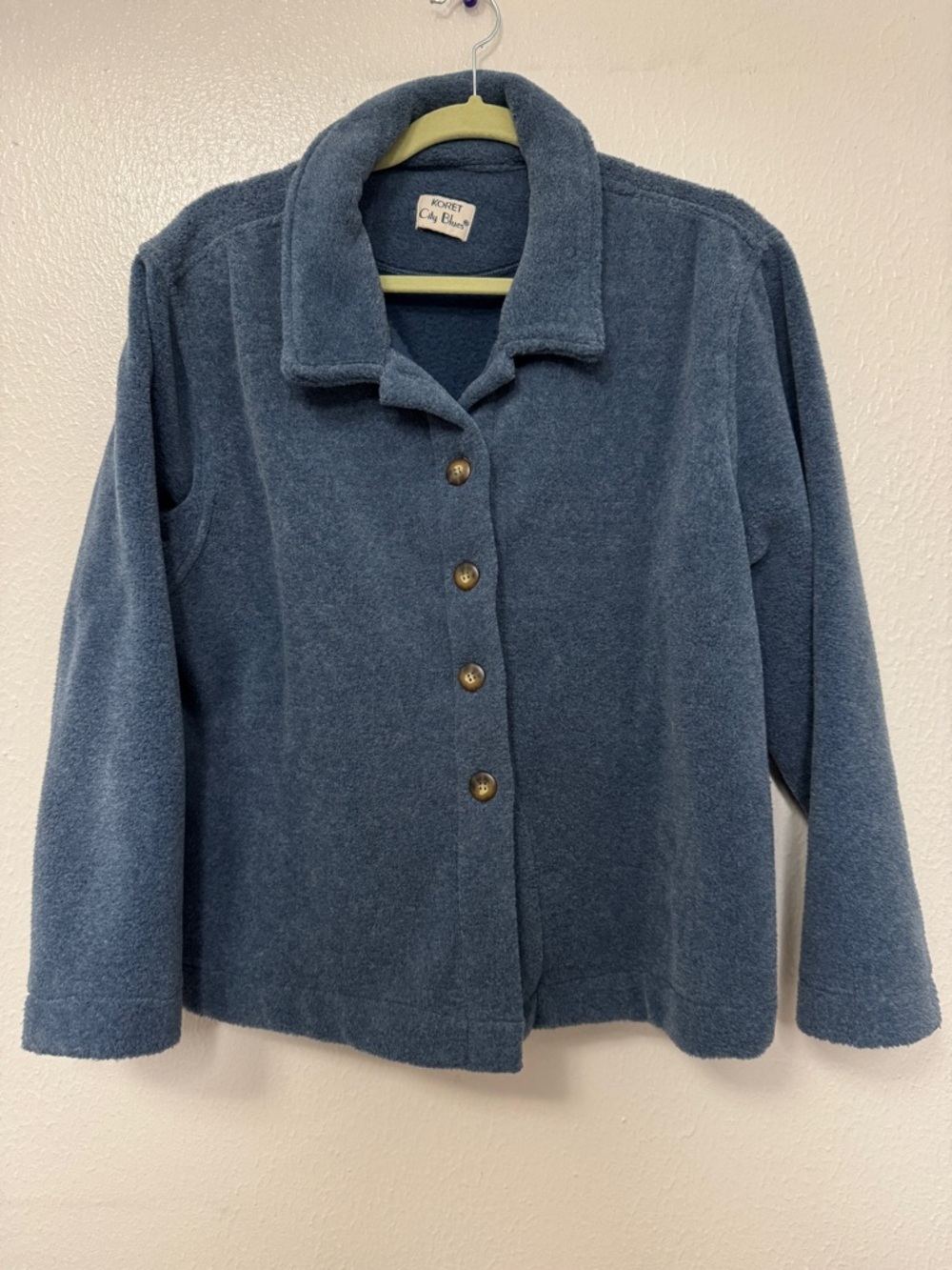 Koret City Blues Fleece Button-Front Jacket